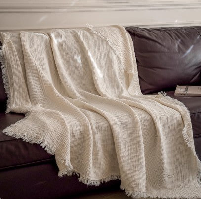 Six-Layer Muslin Cotton Throw Blanket