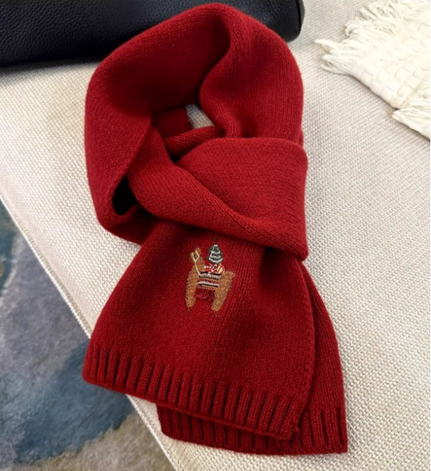 100% Merino Wool Knit Scarf – Luxurious & Soft