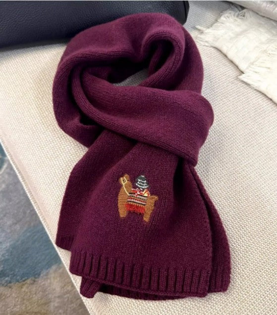 100% Merino Wool Knit Scarf – Luxurious & Soft