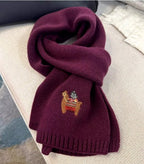 100% Merino Wool Knit Scarf – Luxurious & Soft