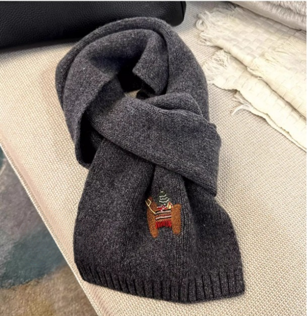 100% Merino Wool Knit Scarf – Luxurious & Soft