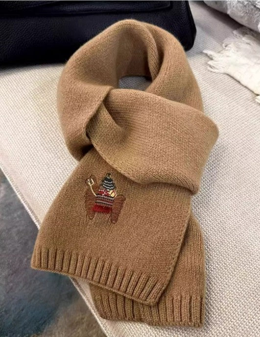 100% Merino Wool Knit Scarf – Luxurious & Soft