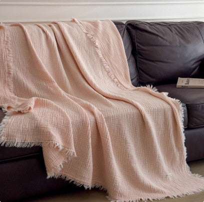 Six-Layer Muslin Cotton Throw Blanket