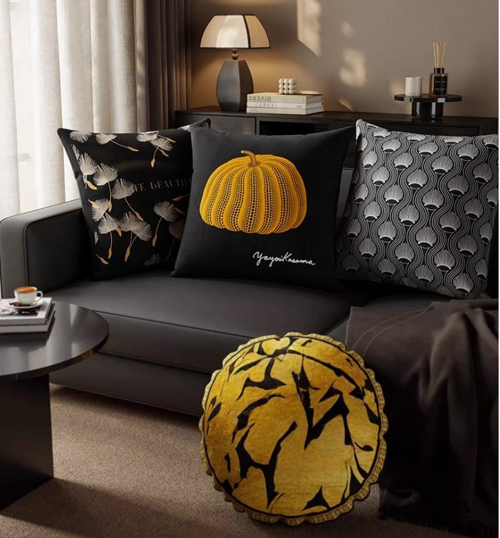 Medieval Retro Black Series Pillow Cover Collection