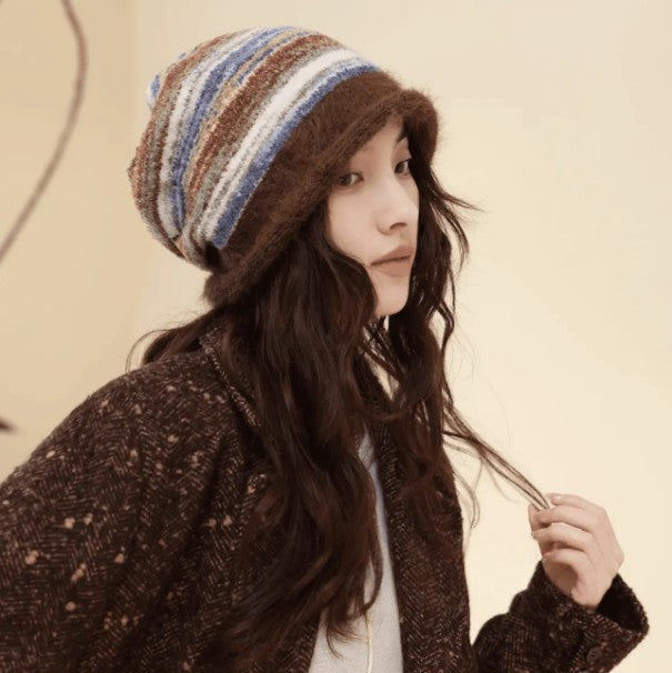 Rolled-Edge Slouchy Beanie
