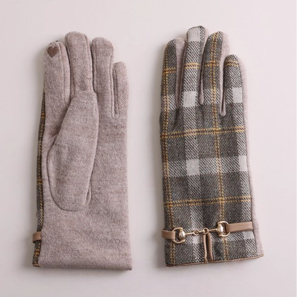 Classic British Tartan Wool Gloves