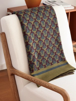 Old Money Aesthetic Designer Sofa Throw