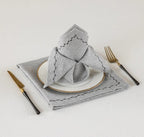 Elegant Cotton-Linen Feel Napkin (Set of 4 or 6)