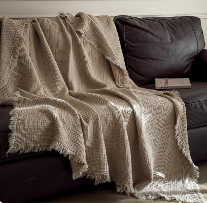 Six-Layer Muslin Cotton Throw Blanket