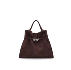 Suede-Style Hand & Underarm Tote Bag