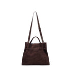 Suede-Style Hand & Underarm Tote Bag