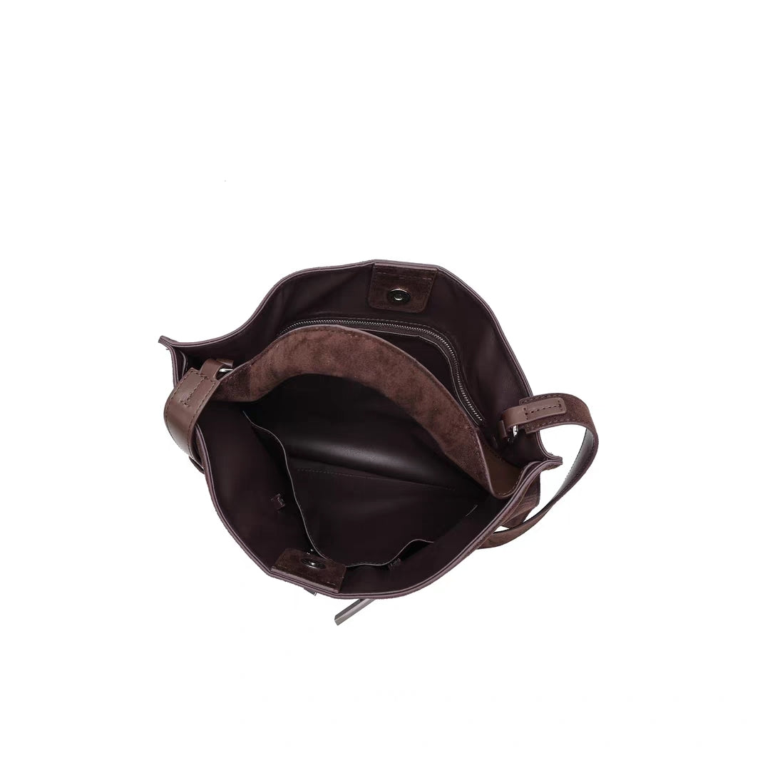 Suede-Style Hand & Underarm Tote Bag