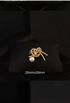 Pearl Knot Brooch Pin (Tied Moments Series)