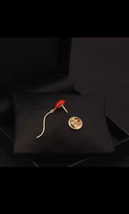 Red Balloon Collar Brooch Pin