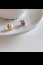 Elegant Pearl Stud Earrings