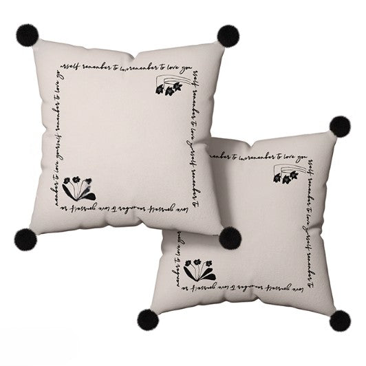 Classic Two Tone Pillow Cover