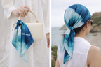 Sea Wave Satin Scarf