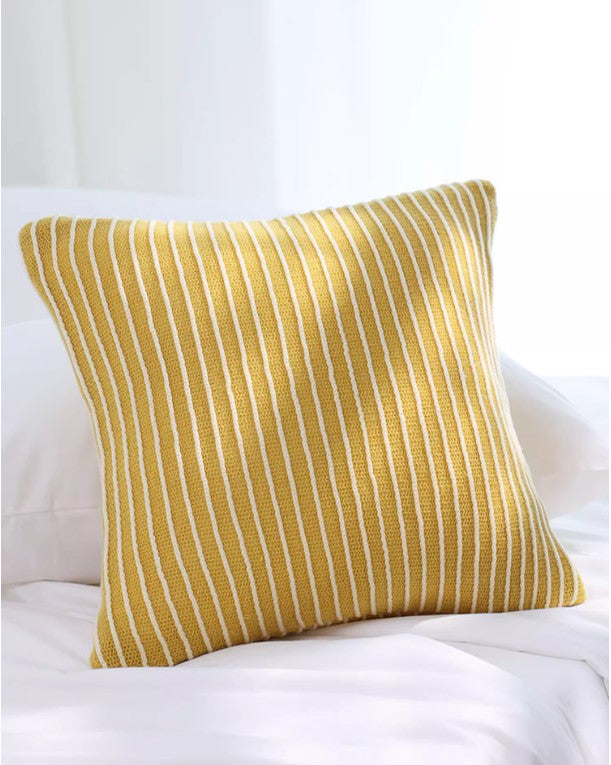 Cozy Retro Knit Bed Throw & Pillow Cover Set