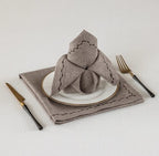 Elegant Cotton-Linen Feel Napkin (Set of 4 or 6)