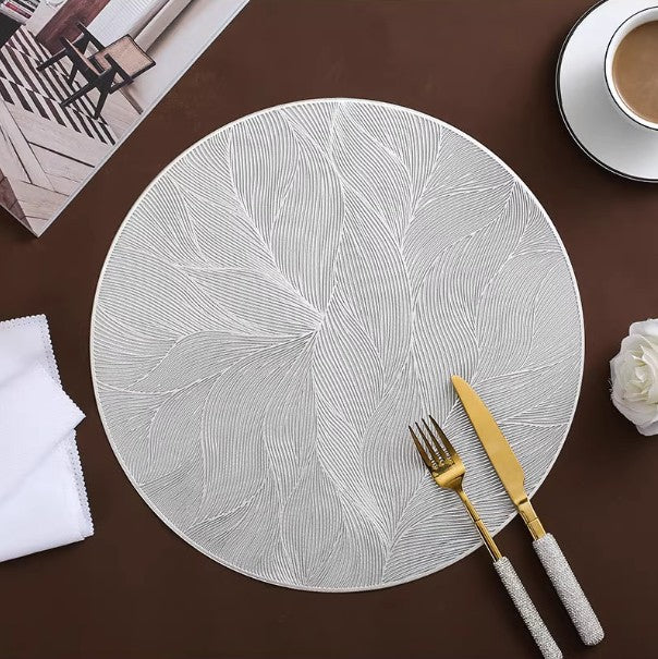 Metallic European Luxury Placemat (Set of 4 or 6)