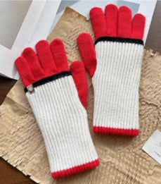 Two-in-One Fashion Knit Gloves