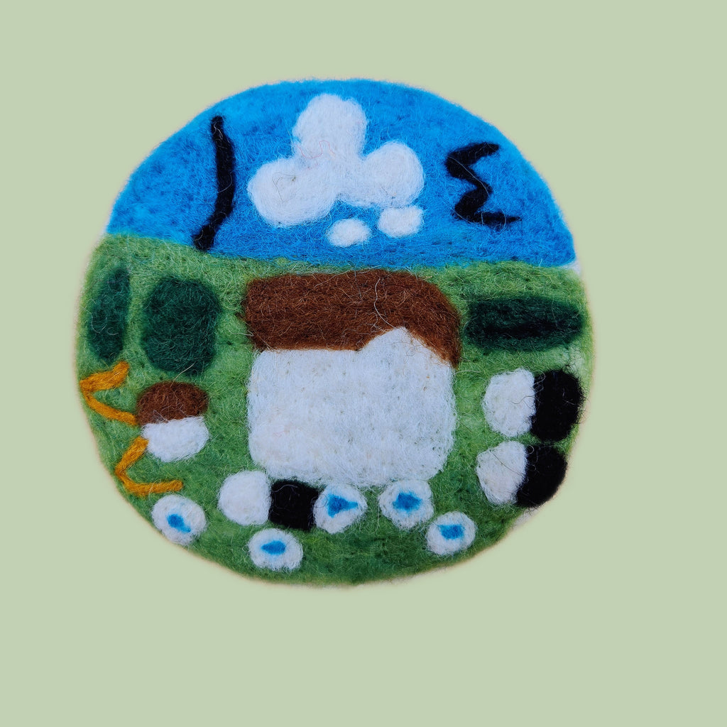 Nepal Handcrafted Wool Coaster