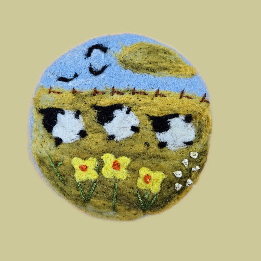 Nepal Handcrafted Wool Coaster